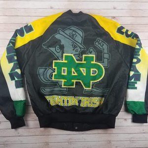 VTG 90s Notre Dame Fightin Irish Fanimation Jacket